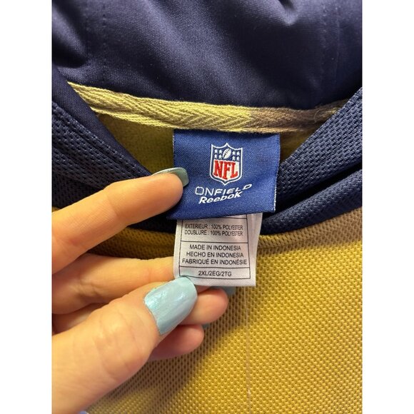 NFL‎ On field RAMS Performance Hoodie (XXL) NWT - Picture 4 of 9